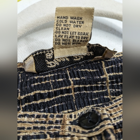 Pleat Pleat Blouse Long sleeves Size XL Button Down Women's S-1 - Picture 5 of 5